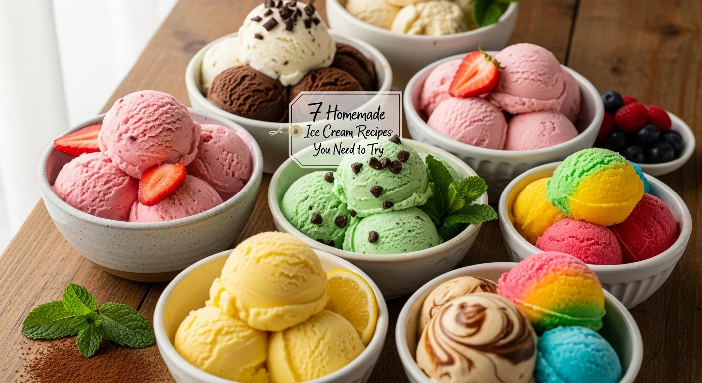 7 Homemade Ice Cream Recipes You Need to Try