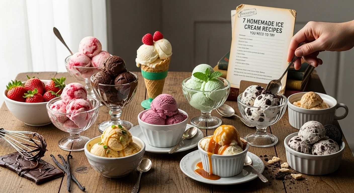 7 Homemade Ice Cream Recipes You Need to Try