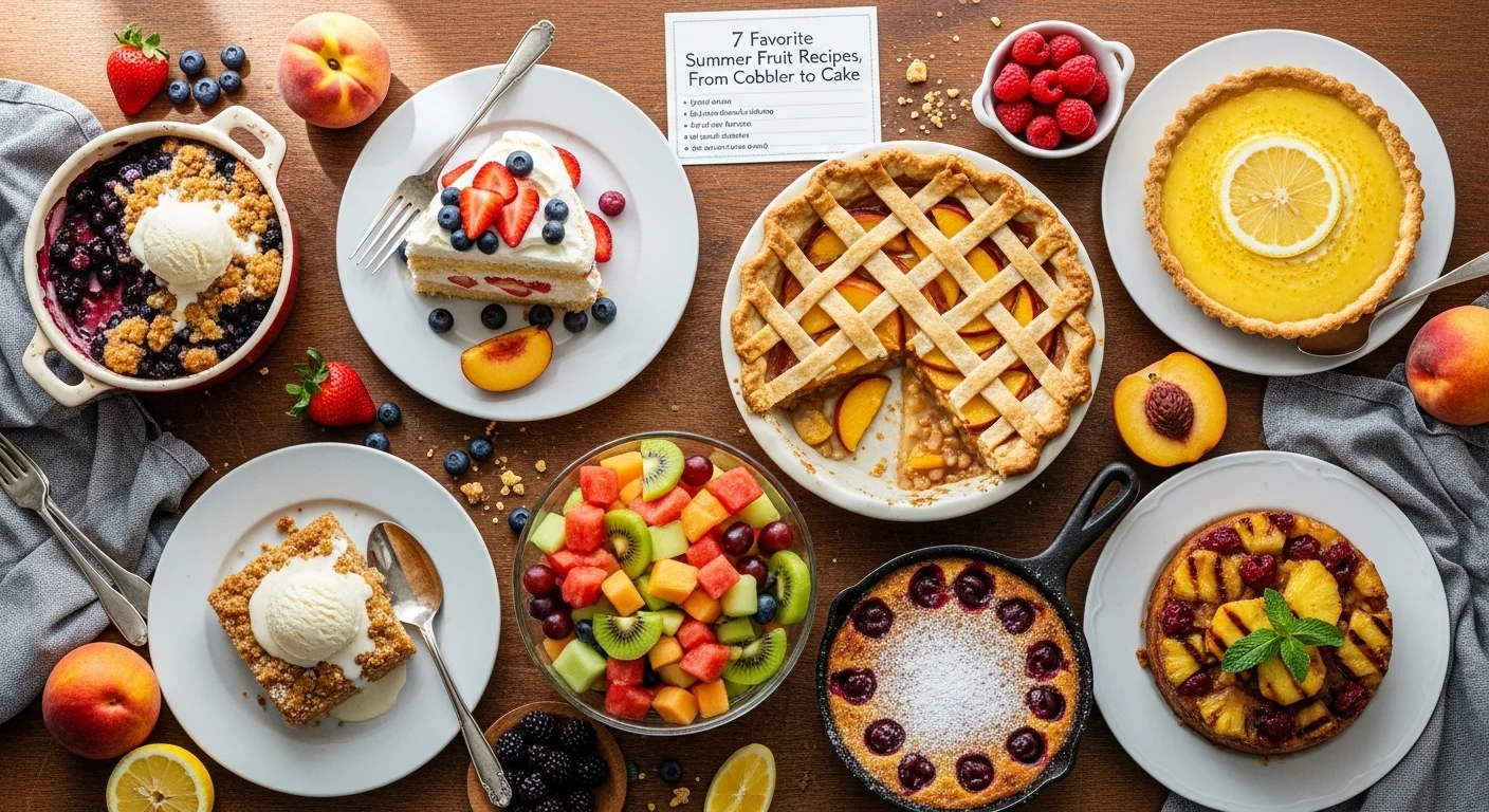 7 Favorite Summer Fruit Recipes, From Cobbler to Cake