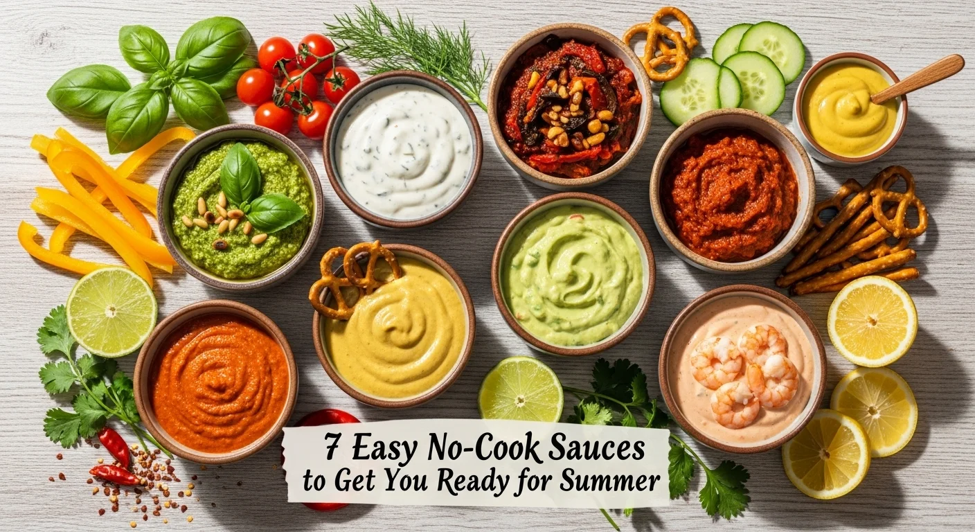 7 Easy No-Cook Sauces to Get You Ready for Summer