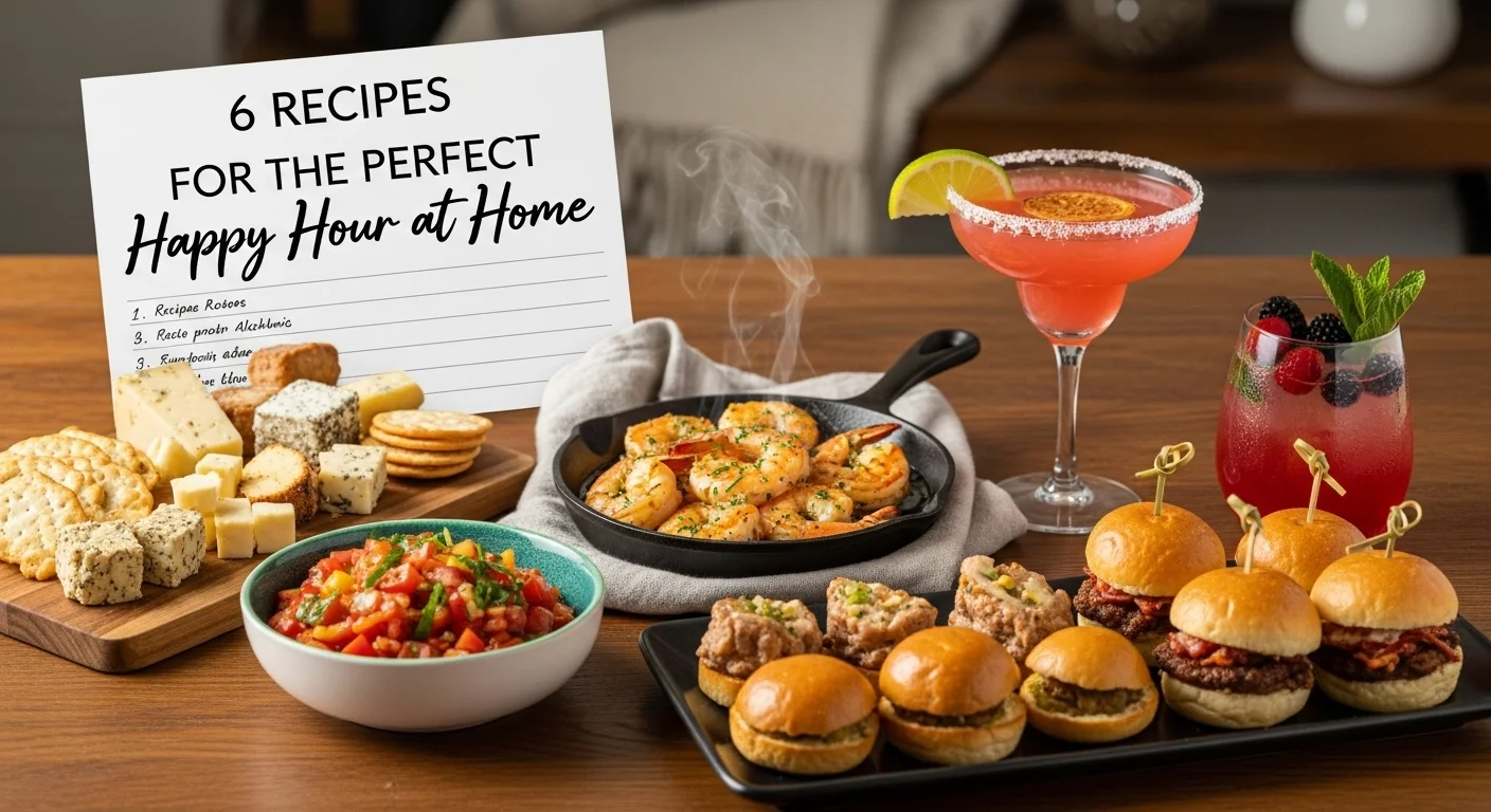 6 Recipes for the Perfect Happy Hour at Home