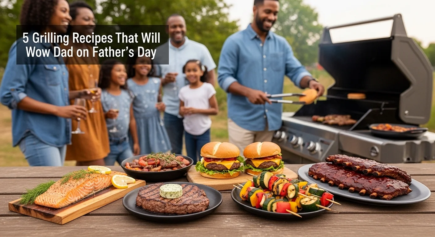5 Grilling Recipes That Will Wow Dad on Father's Day