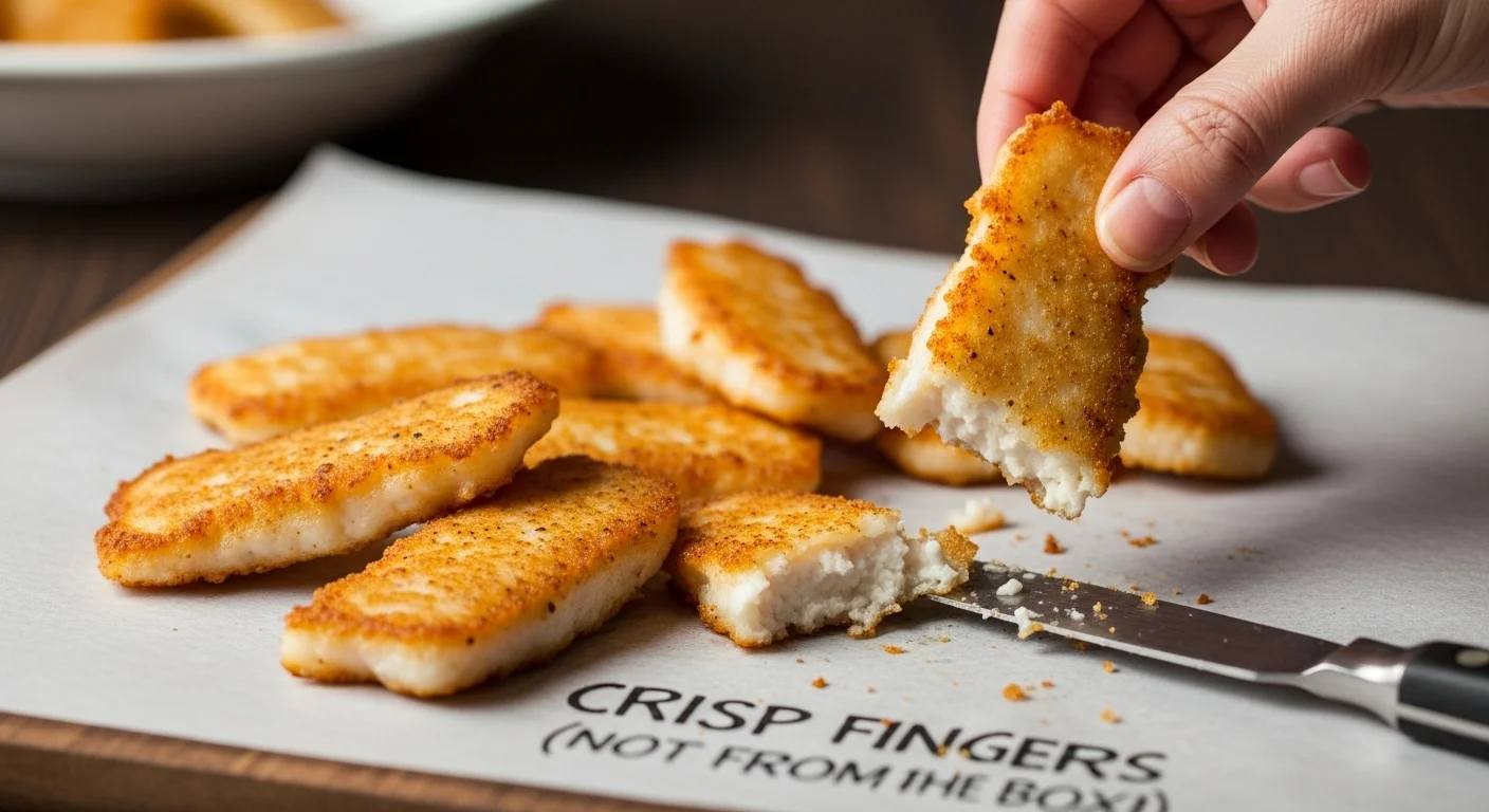 Crispy, Golden Pan-Fried Fish Fingers (Not from a Box!)
