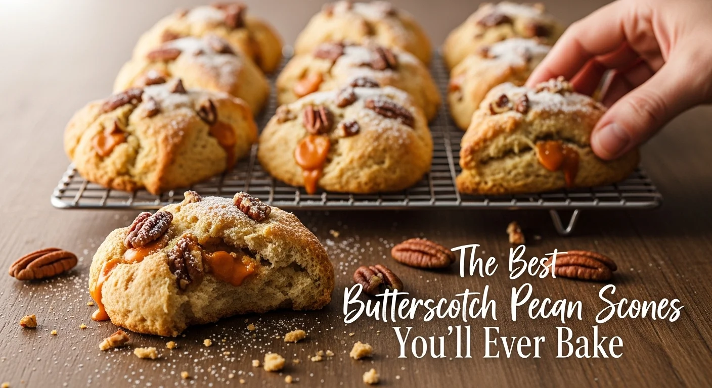The Best Butterscotch Pecan Scones You'll Ever Bake