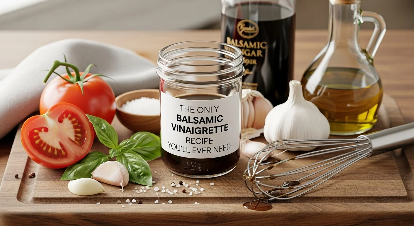 The Only Balsamic Vinaigrette Recipe You'll Ever Need