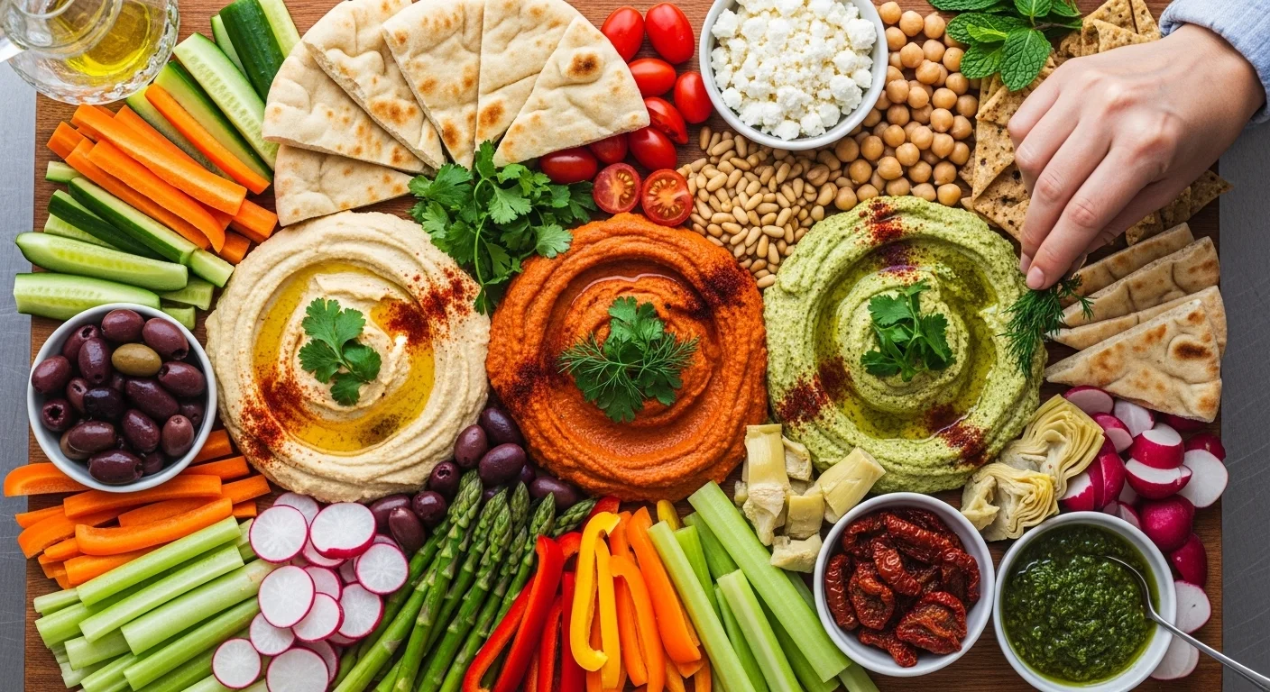 How to Build an Epic, Shareable Hummus Board