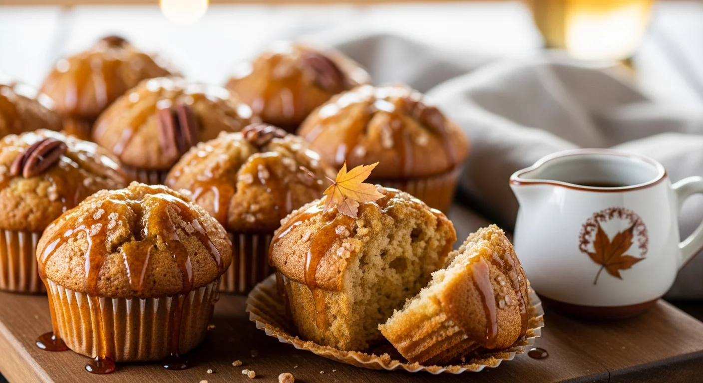 The Best Fluffy Maple Muffins for a Sweet Morning