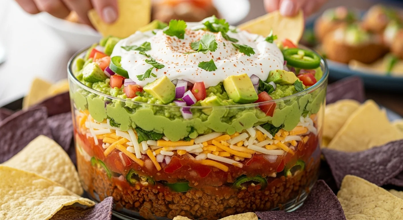 A Perfect 7-Layer Dip That's Always a Hit