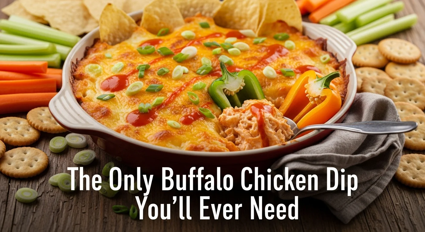 The Only Buffalo Chicken Dip You'll Ever Need