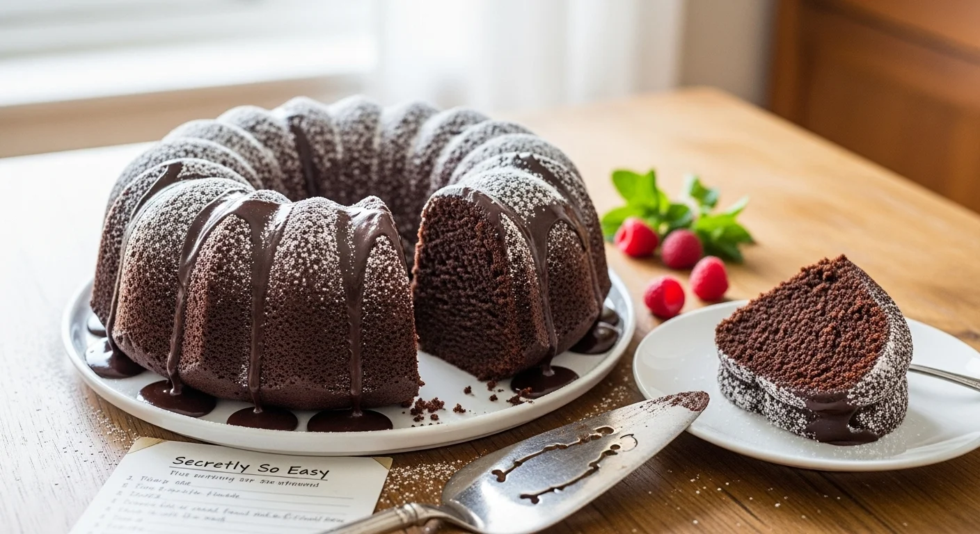 Decadent Chocolate Bundt Cake That's Secretly So Easy
