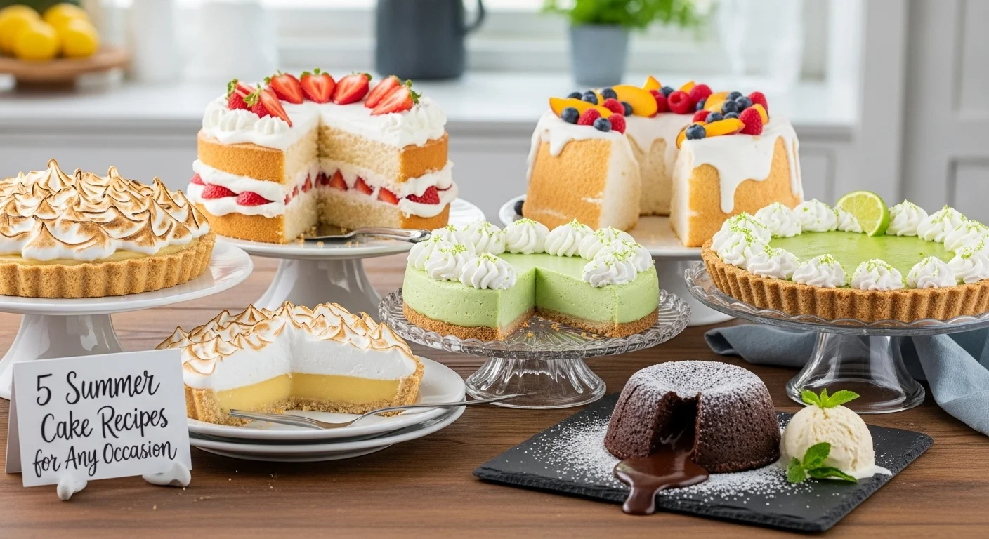 5 Summer Cake Recipes for Any Occasion