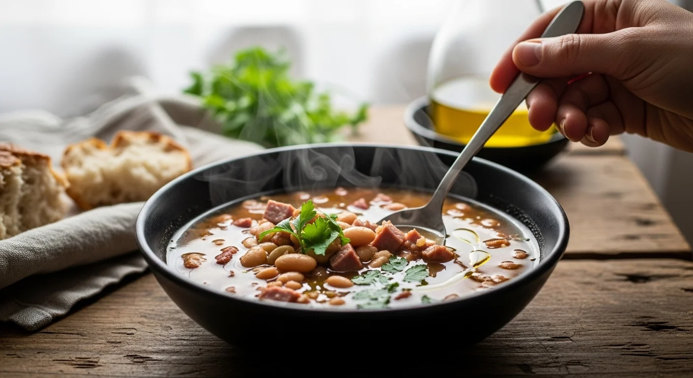 Smoky White Bean and Ham Soup for a Cozy Day