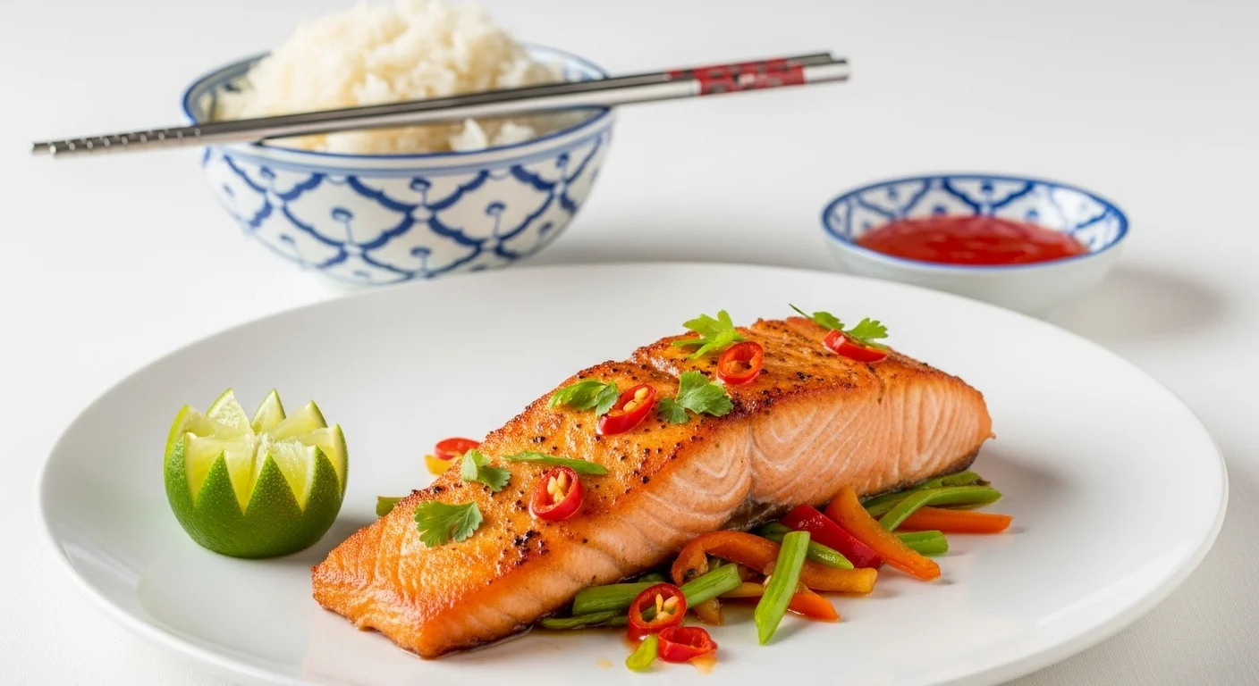 10-Minute Broiled Salmon with Sweet Thai Chili Glaze
