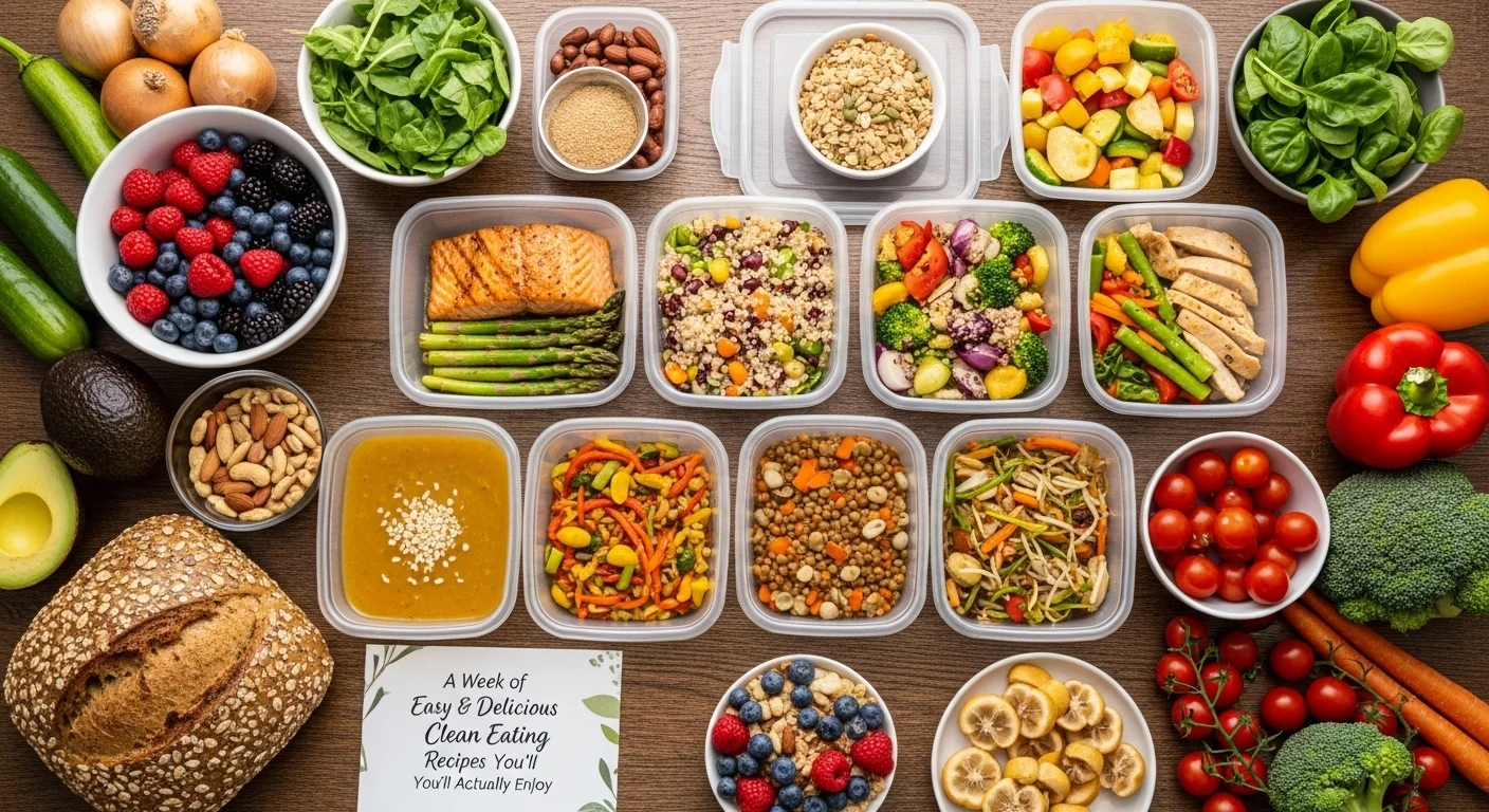 A Week of Easy & Delicious Clean Eating Recipes You'll Actually Enjoy