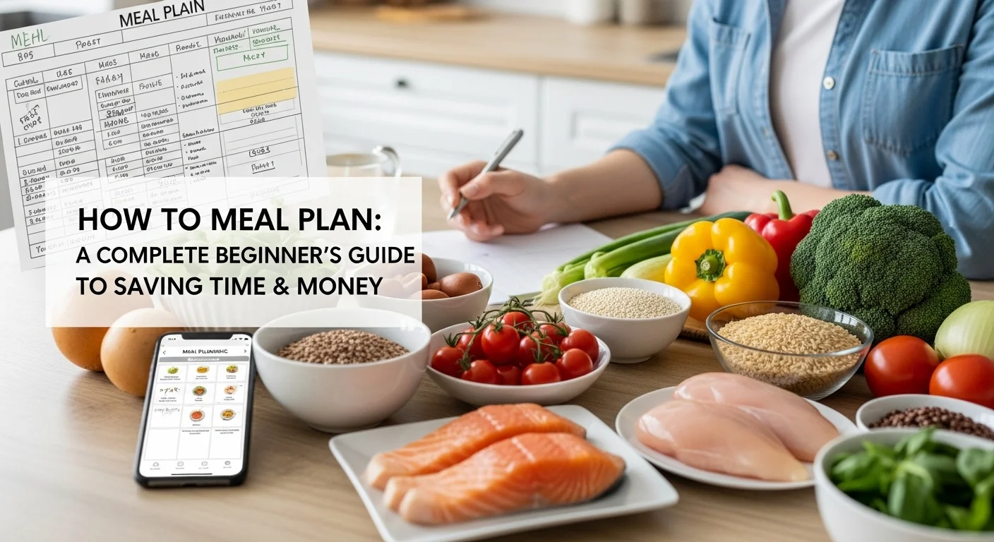 How to Meal Plan: A Complete Beginner's Guide to Saving Time & Money