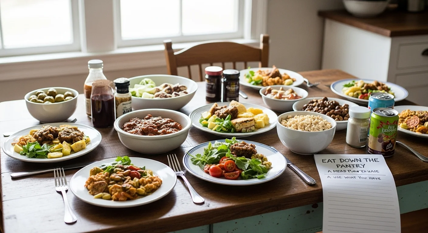 "Eat Down the Pantry" Challenge: A Meal Plan to Use What You Have