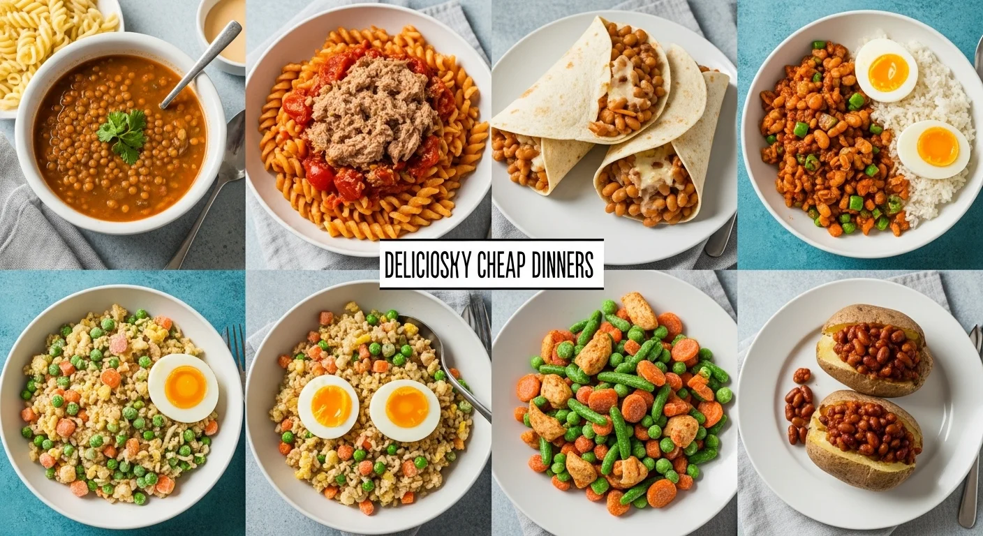 Deliciously Cheap Meals: A Full Week of Dinners on a Dime