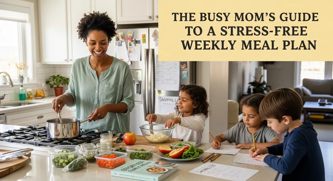 The Busy Mom's Guide to a Stress-Free Weekly Meal Plan