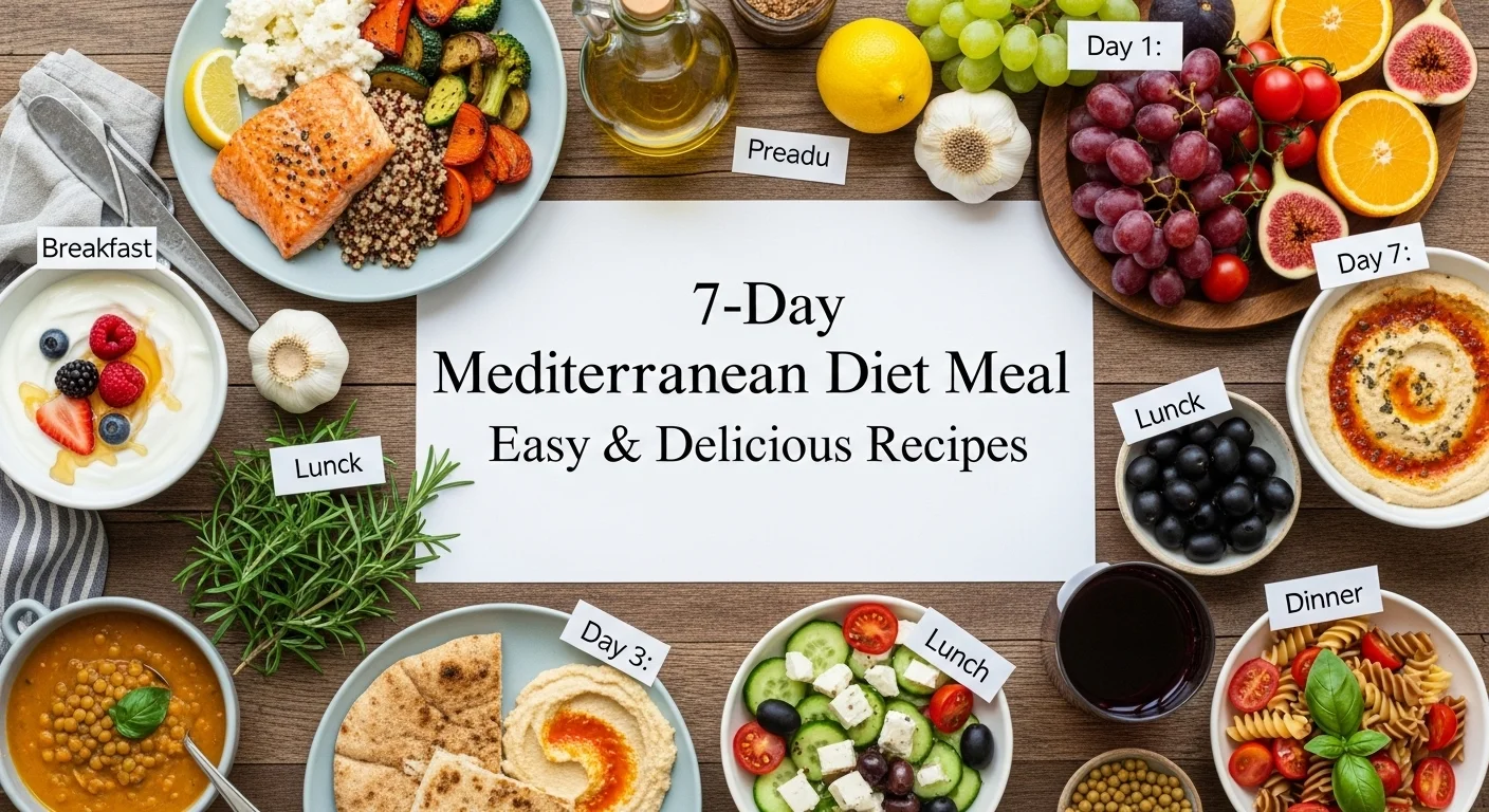 7-Day Mediterranean Diet Meal Plan: Easy & Delicious Recipes
