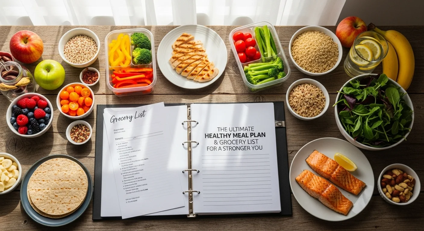 The Ultimate Healthy Meal Plan & Grocery List for a Stronger You