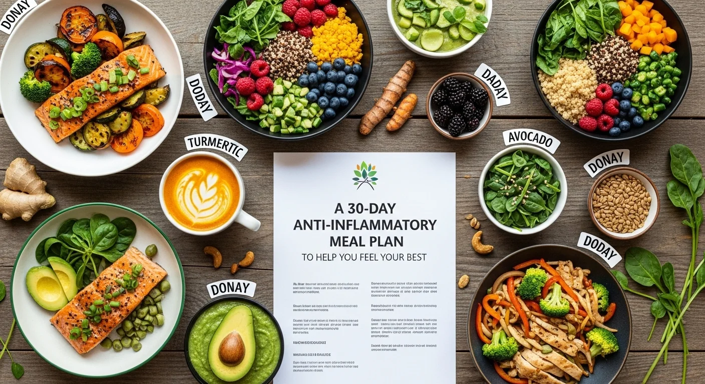 A 30-Day Anti-Inflammatory Meal Plan to Help You Feel Your Best