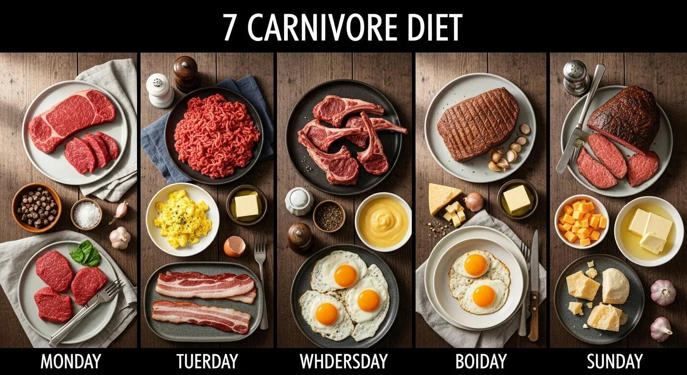 A 7-Day Food Guide for the Carnivore Diet