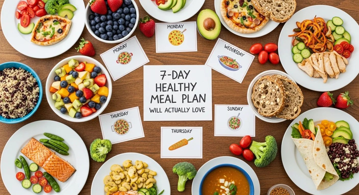 A 7-Day Healthy Meal Plan Your Whole Family Will Actually Love