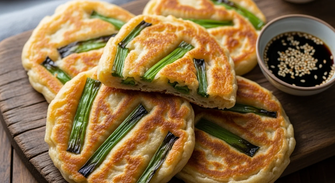 Crispy Sourdough Discard Scallion Pancakes (A Savory Snack)