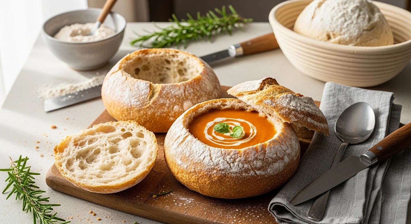 How To Make The Best Sourdough Bread Bowls (For Soup)