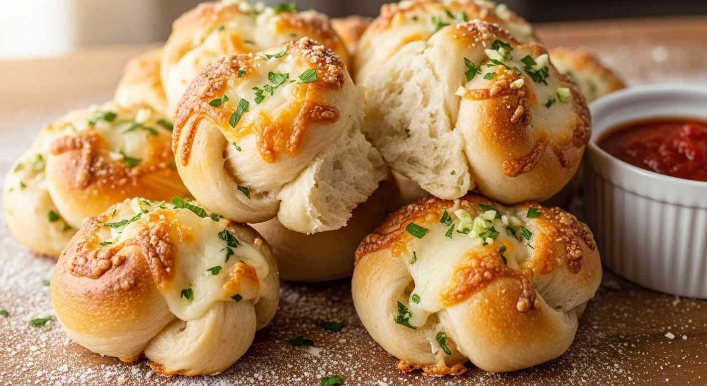 Cheesy Sourdough Garlic Knots (A Perfect Side Dish)
