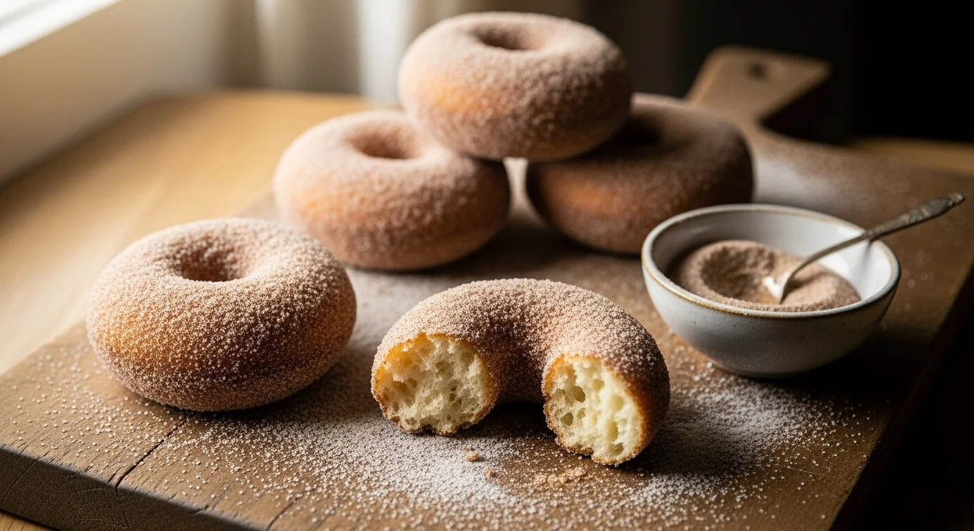 Fluffy Sourdough Discard Donuts (A Quick Treat)