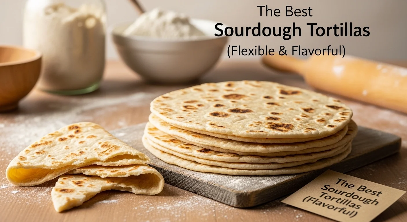 The Best Sourdough Tortillas (Flexible & Flavorful)