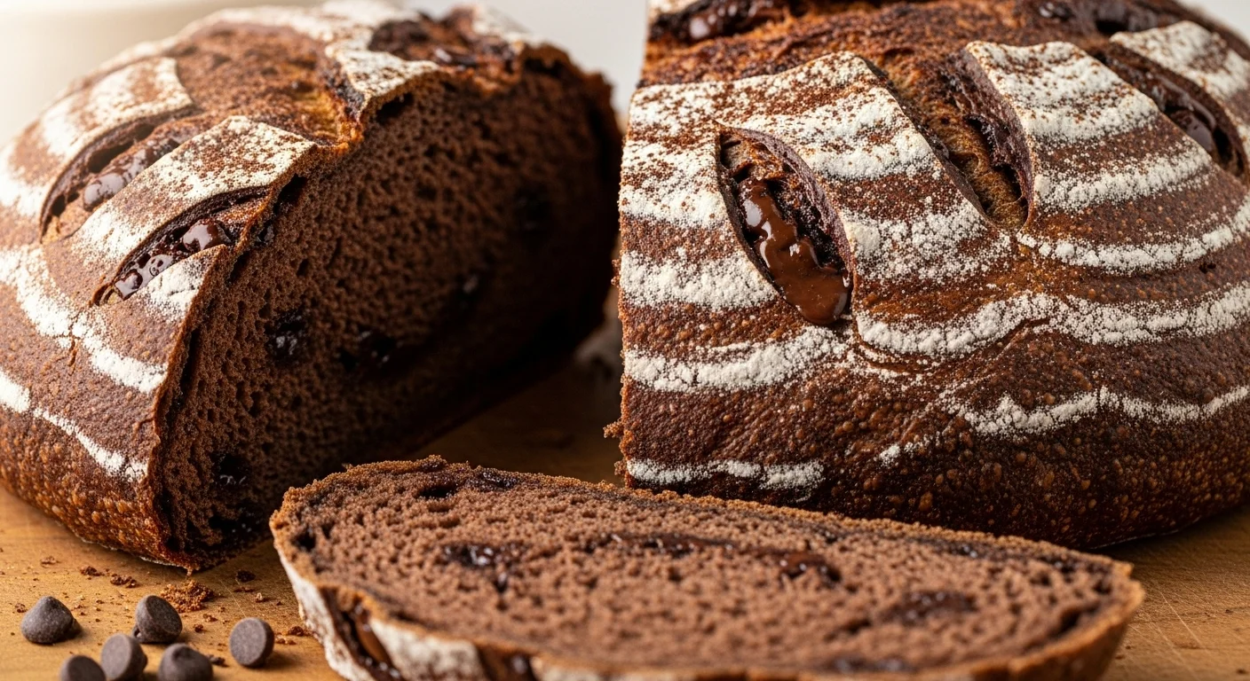 Decadent Chocolate Sourdough Bread (A Surprising Combo)