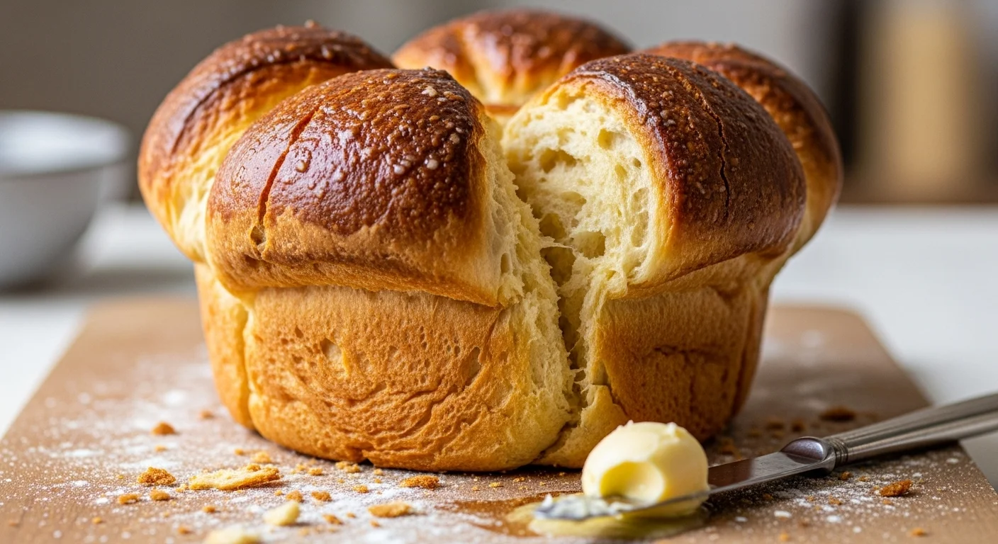 Rich & Buttery Sourdough Brioche Bread (A Luxurious Loaf)