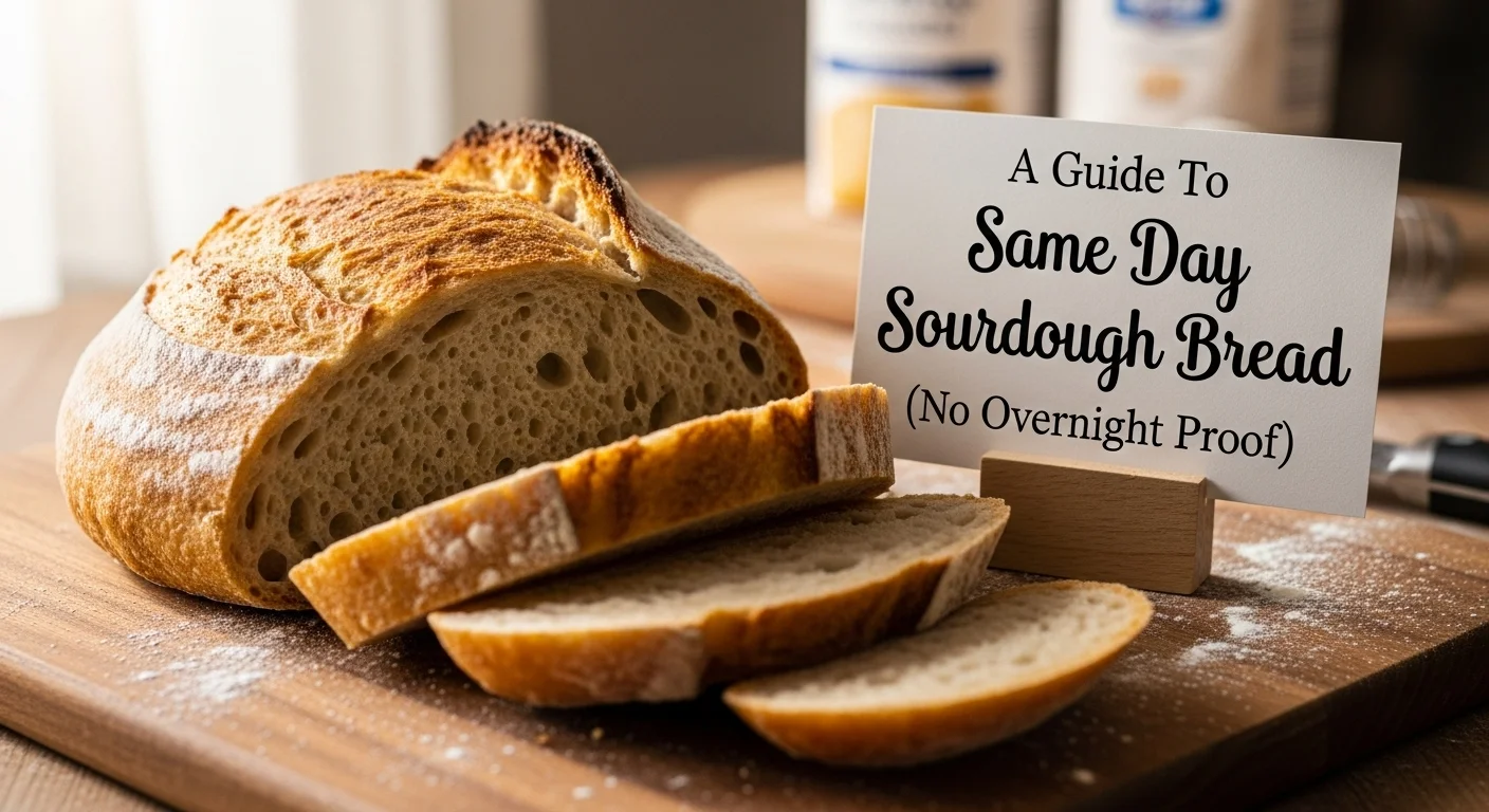 A Guide To Same Day Sourdough Bread (No Overnight Proof)