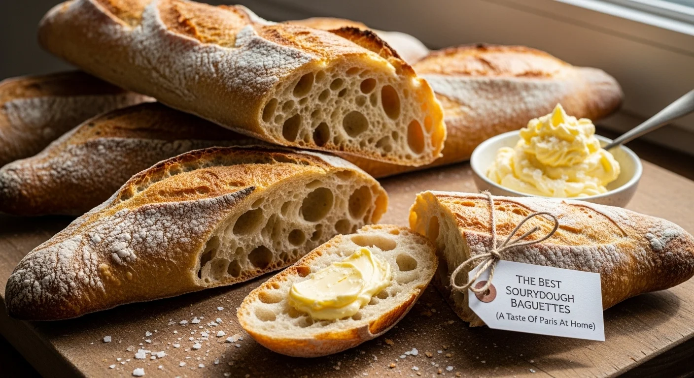 The Best Sourdough Baguettes (A Taste Of Paris At Home)