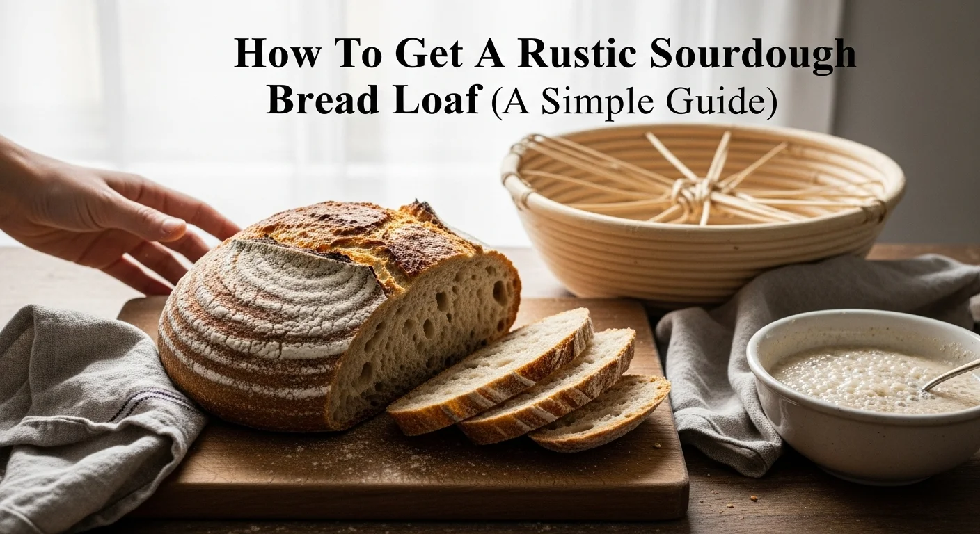 How To Get A Rustic Sourdough Bread Loaf (A Simple Guide)