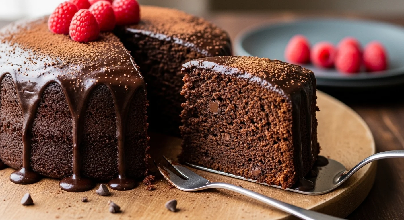 Decadent Sourdough Discard Chocolate Cake (So Moist)