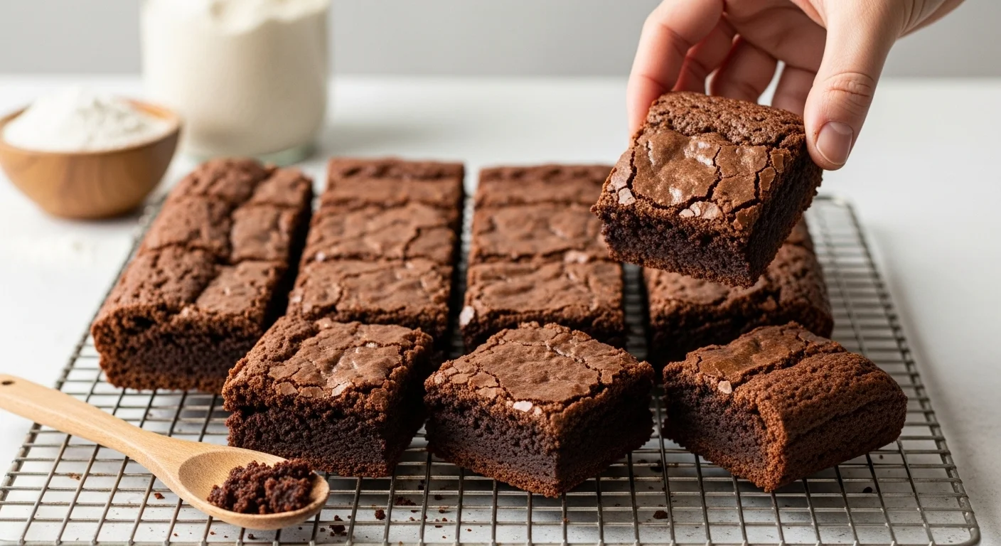 Fudgy Sourdough Discard Brownies (You Won't Taste The Tang)
