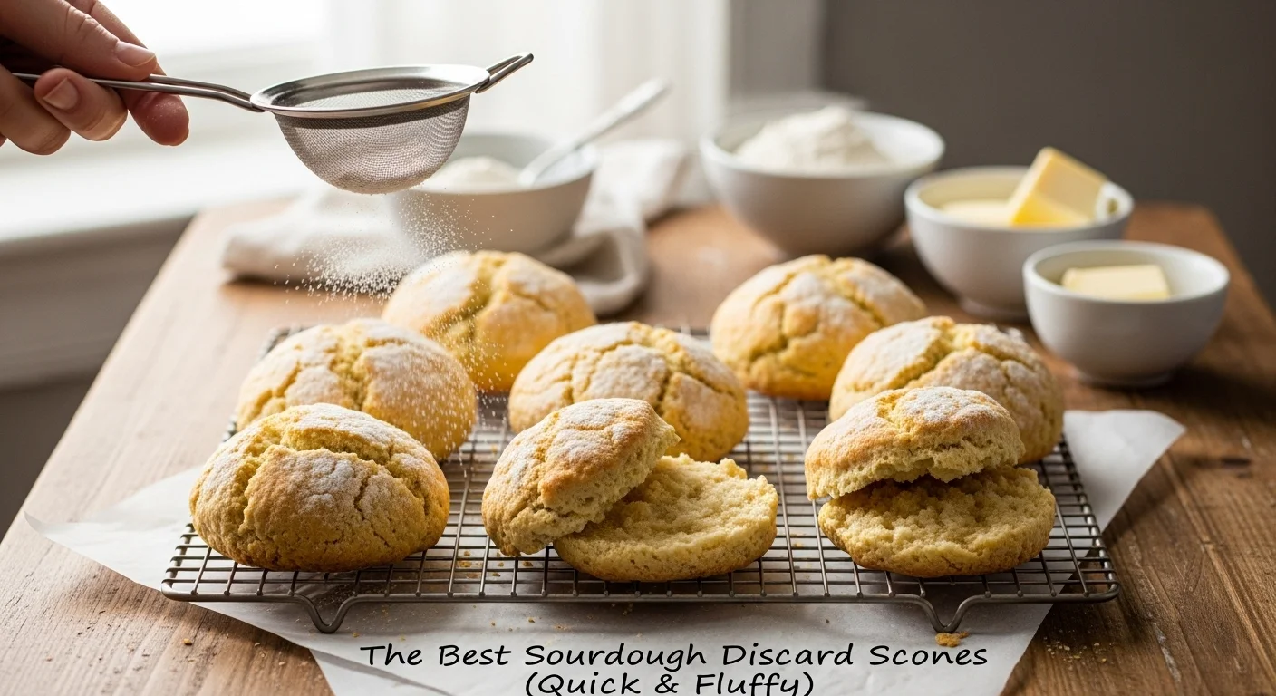 The Best Sourdough Discard Scones (Quick & Fluffy)