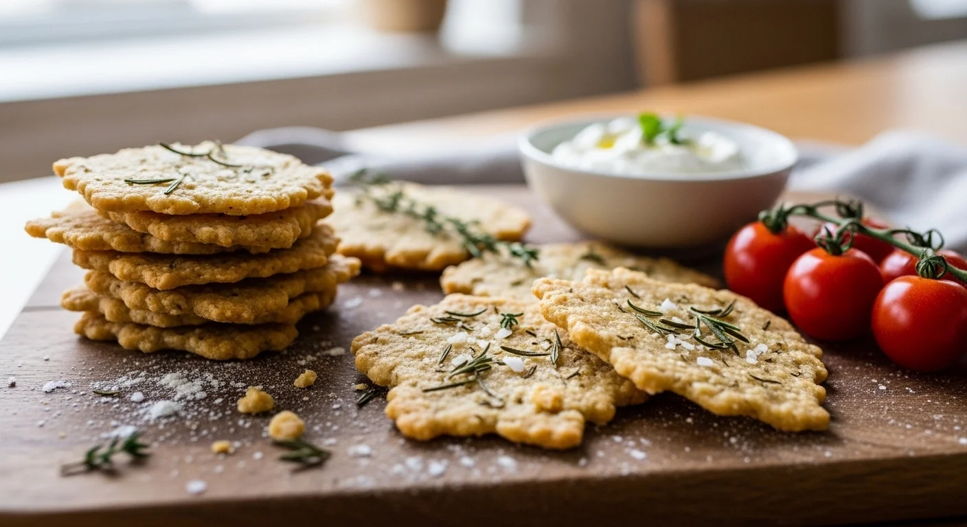 Crispy Sourdough Discard Cracker Recipe (So Addictive)
