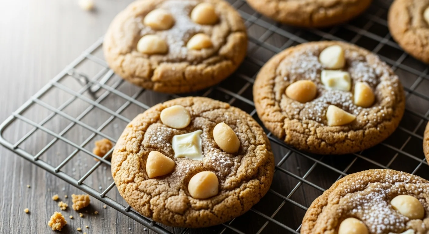 Chewy Vegan White Chocolate Macadamia Cookies (A Top-Tier Cookie)