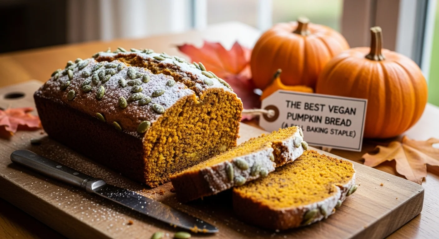 The Best Vegan Pumpkin Bread (A Fall Baking Staple)