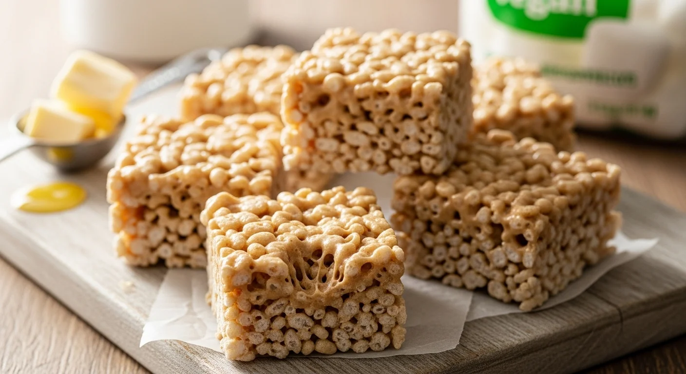 Easy Vegan Rice Krispie Treats (A 3-Ingredient Classic)