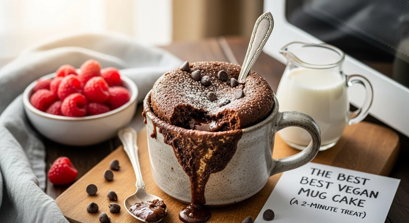 The Best Vegan Mug Cake (A 2-Minute Treat)