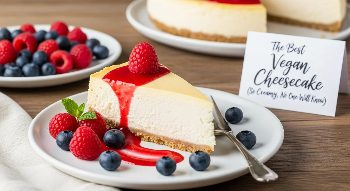 The Best Vegan Cheesecake (So Creamy, No One Will Know)
