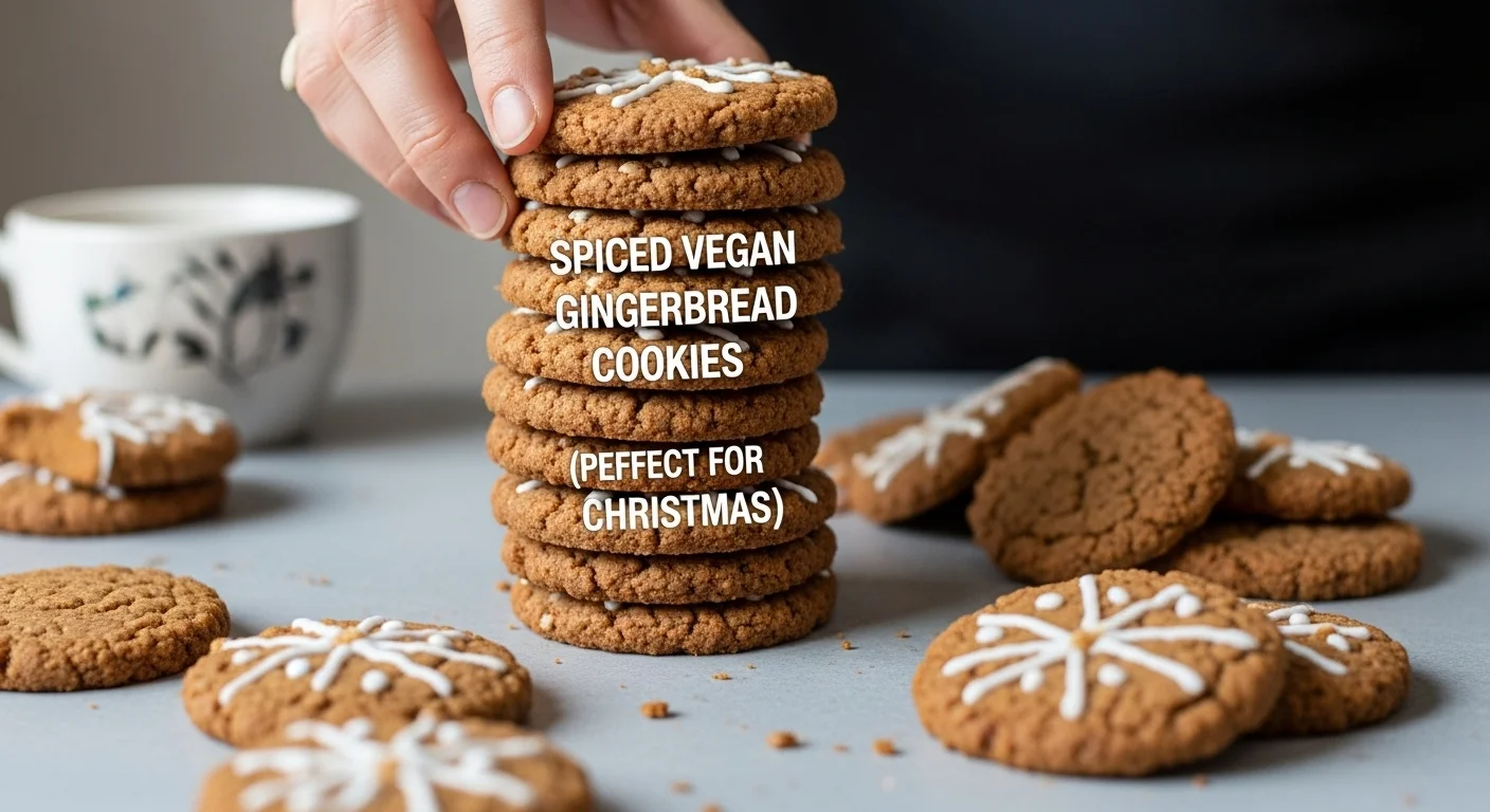 Spiced Vegan Gingerbread Cookies (Perfect For Christmas)