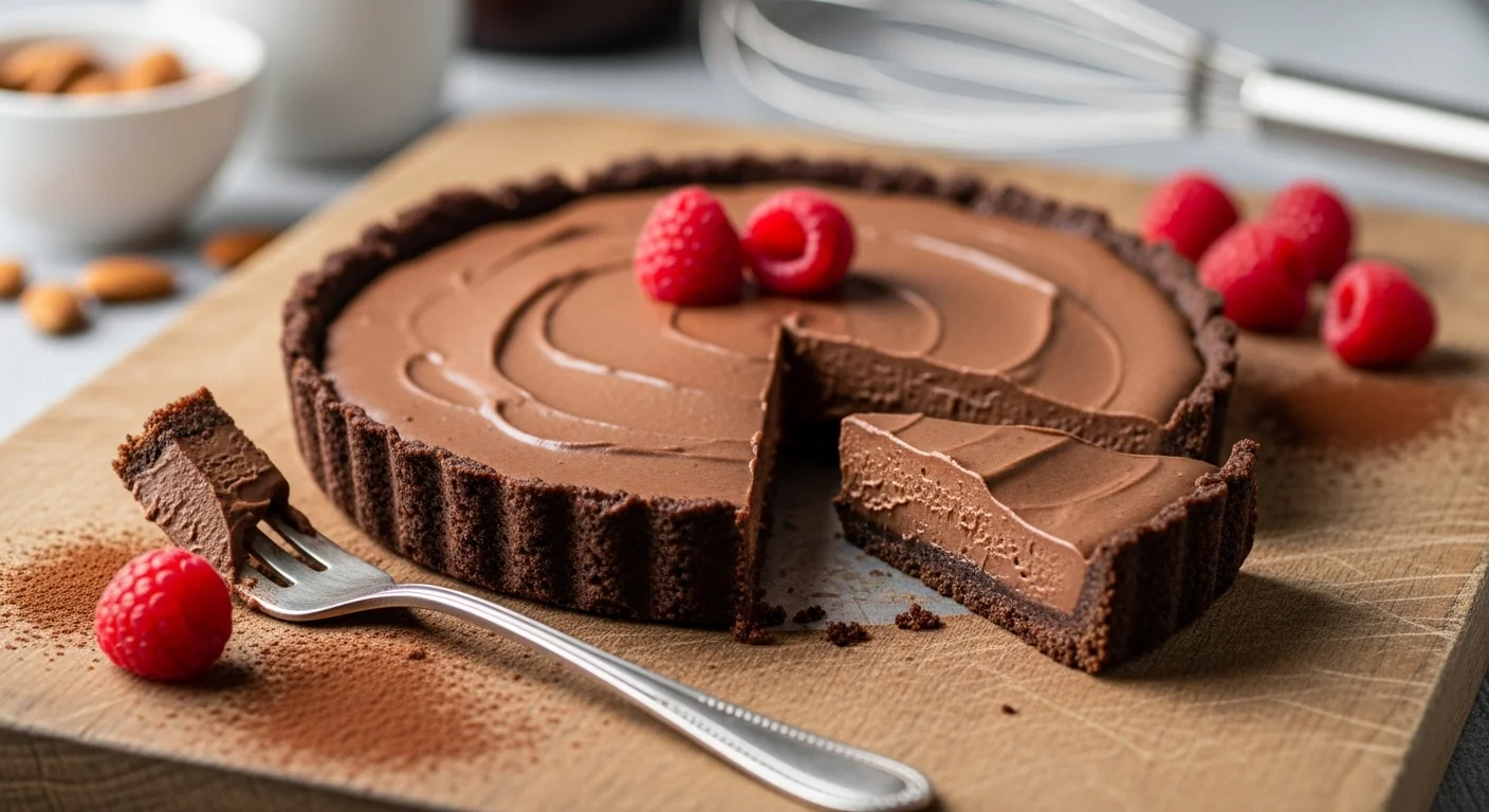 No-Bake Vegan Chocolate Tart (A Decadent, Easy Dessert)