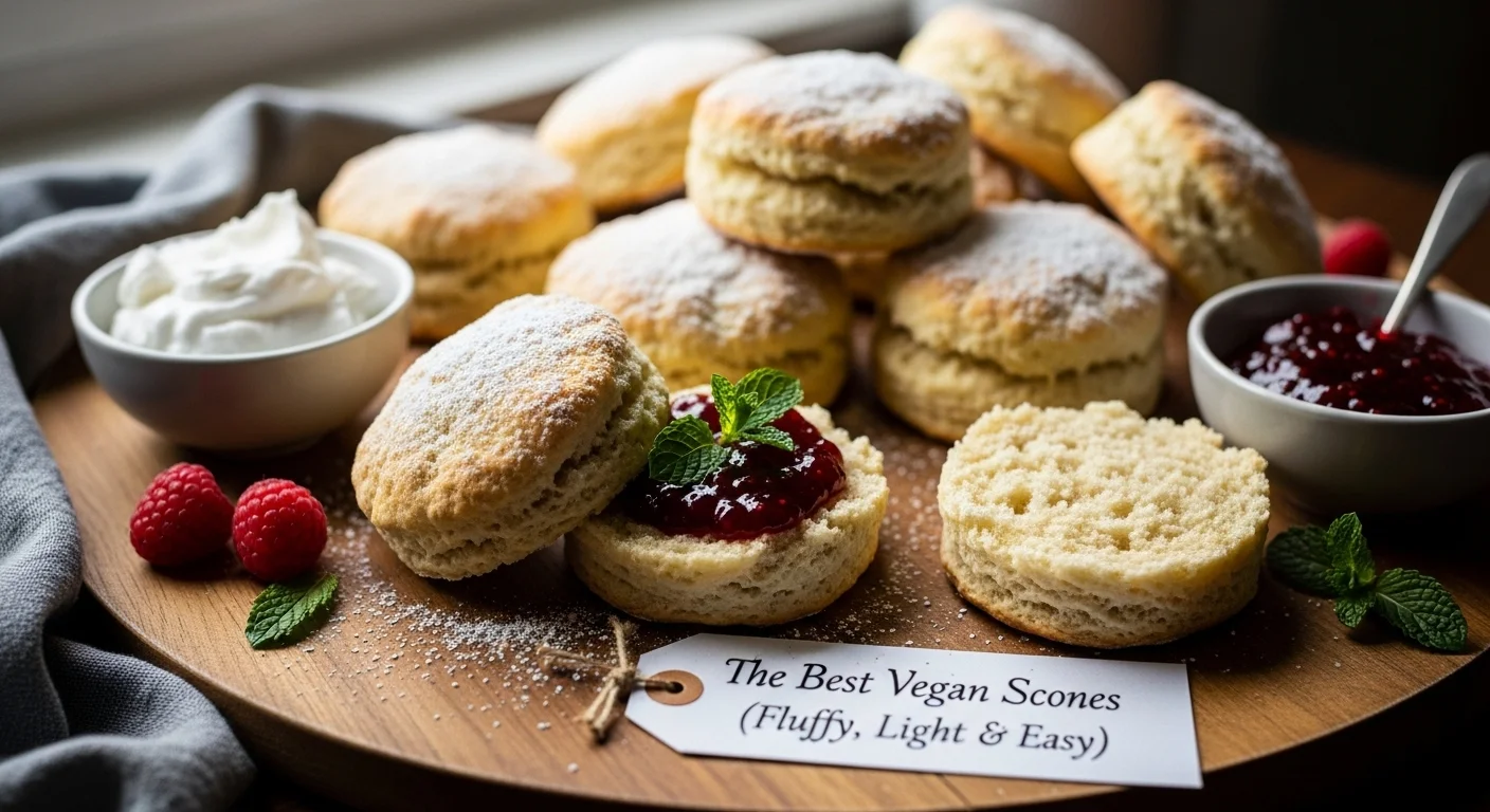 The Best Vegan Scones (Fluffy, Light, & Easy)