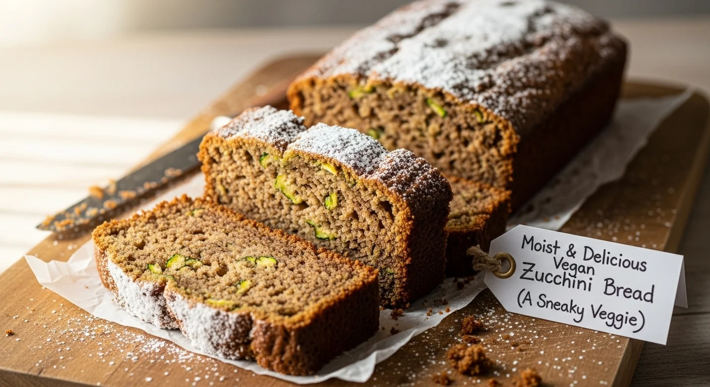 Moist & Delicious Vegan Zucchini Bread (A Sneaky Veggie)